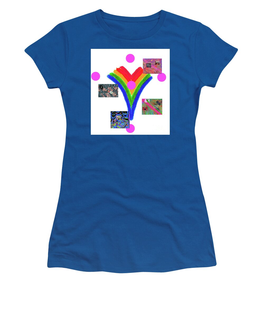  Women's T-Shirt featuring the digital art 2-26-2057c by Walter Paul Bebirian