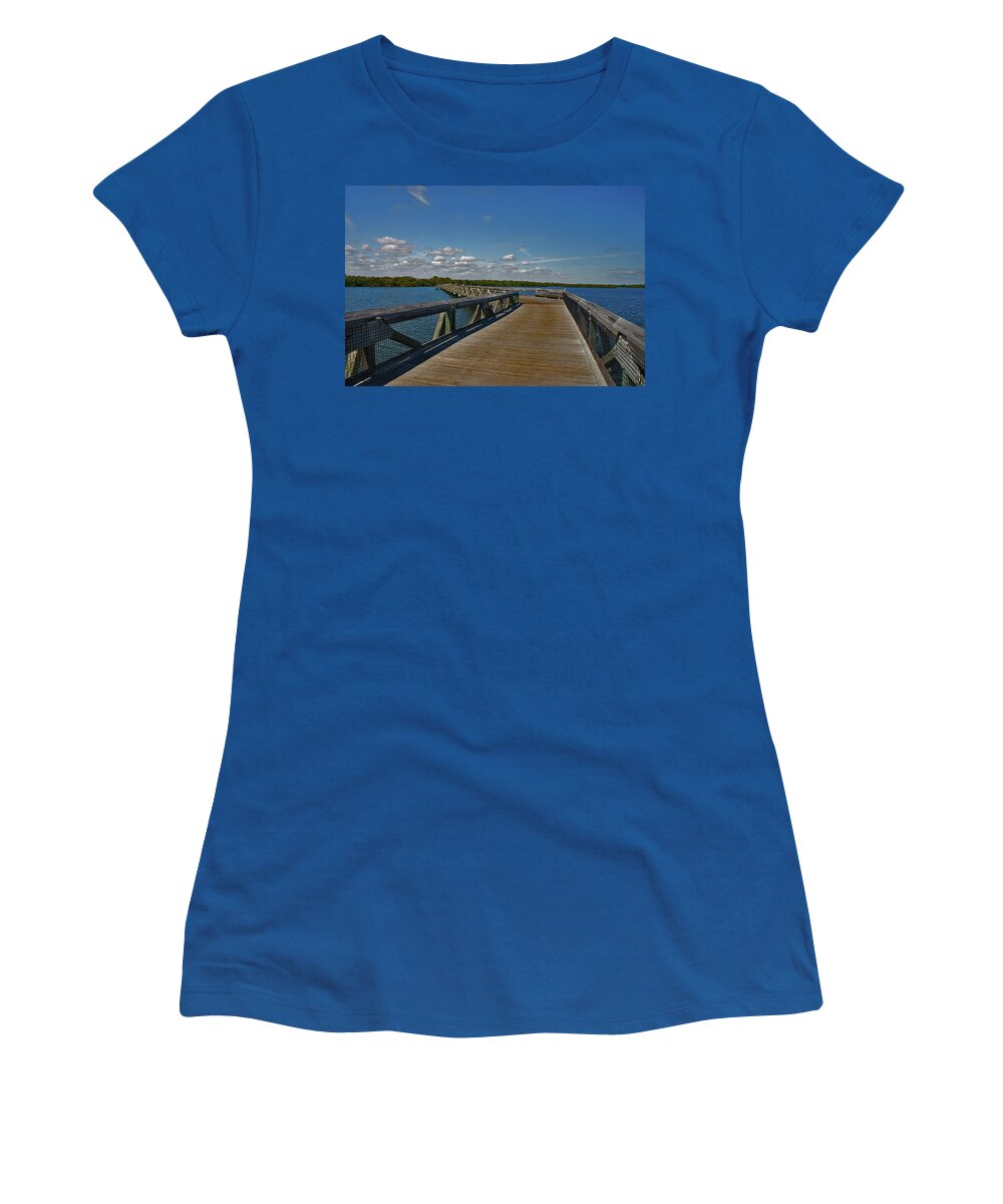  Women's T-Shirt featuring the photograph 2- J.D. Macarthur State Park by Joseph Keane