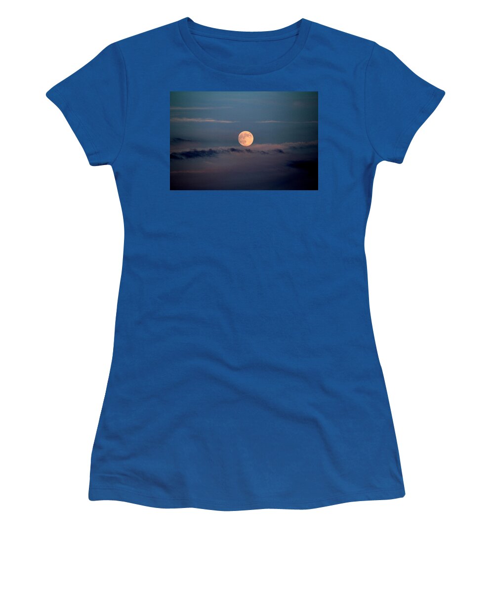 Moon Women's T-Shirt featuring the photograph Moons #6 by Donn Ingemie