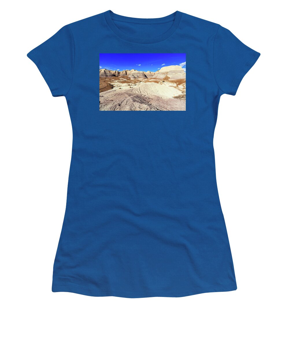 Arizona Women's T-Shirt featuring the photograph Arizona Petrified Forest #7 by Raul Rodriguez