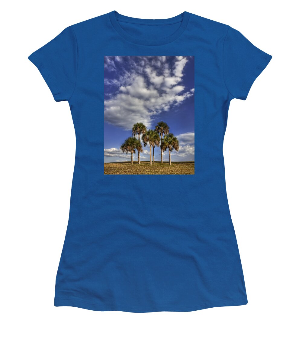 Palm Women's T-Shirt featuring the photograph Afternoon High by Evelina Kremsdorf