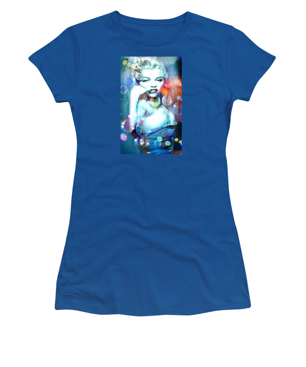 Marilyn Women's T-Shirt featuring the digital art Almost 90 by Greg Sharpe