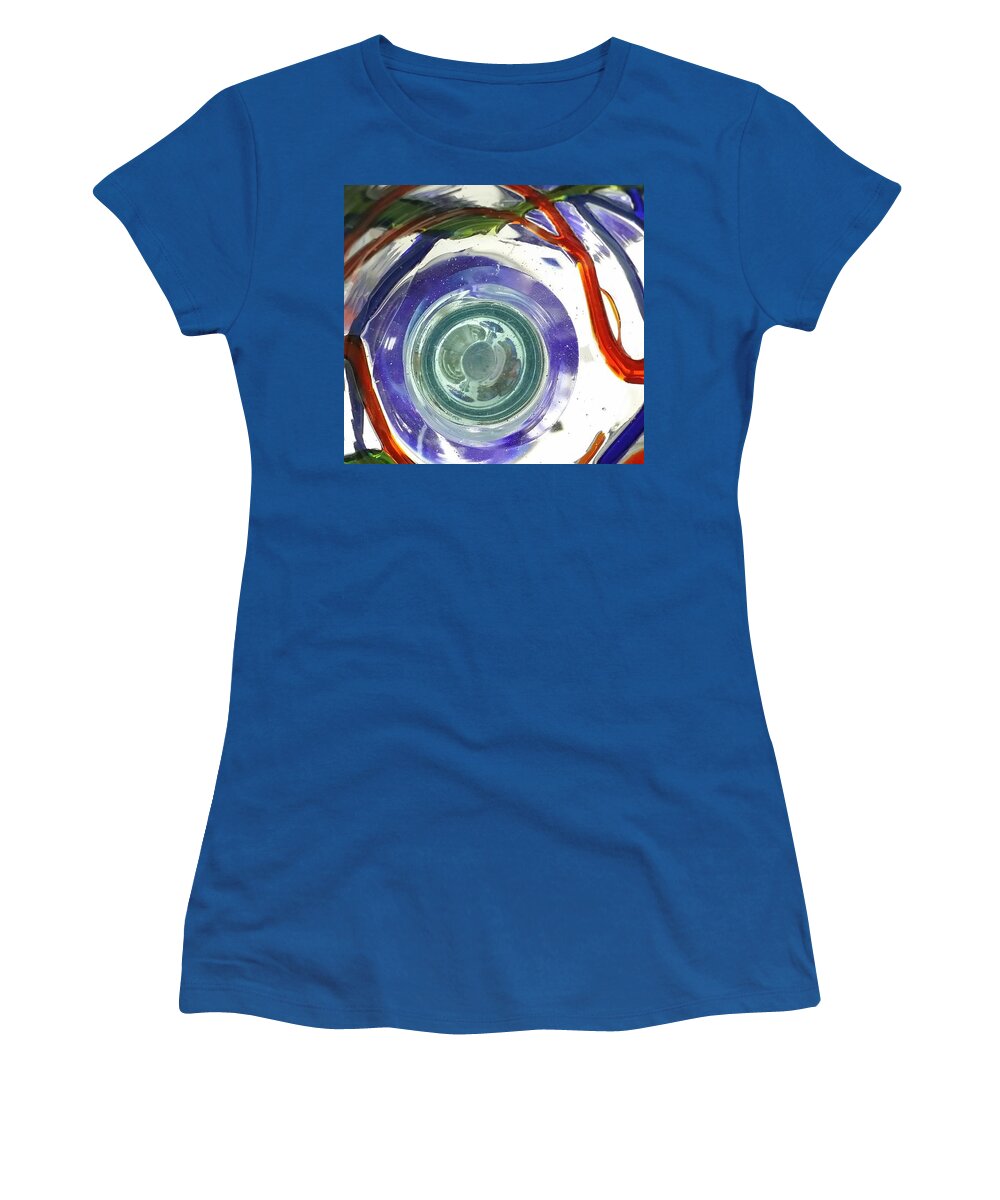 Abstract Art Women's T-Shirt featuring the digital art Bottoms Up series #14 by Scott S Baker
