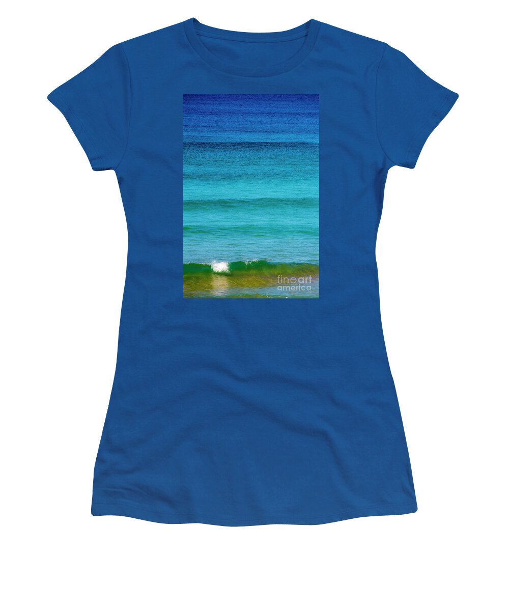 Breaking Wave Women's T-Shirt featuring the photograph Breaking wave by Sheila Smart Fine Art Photography