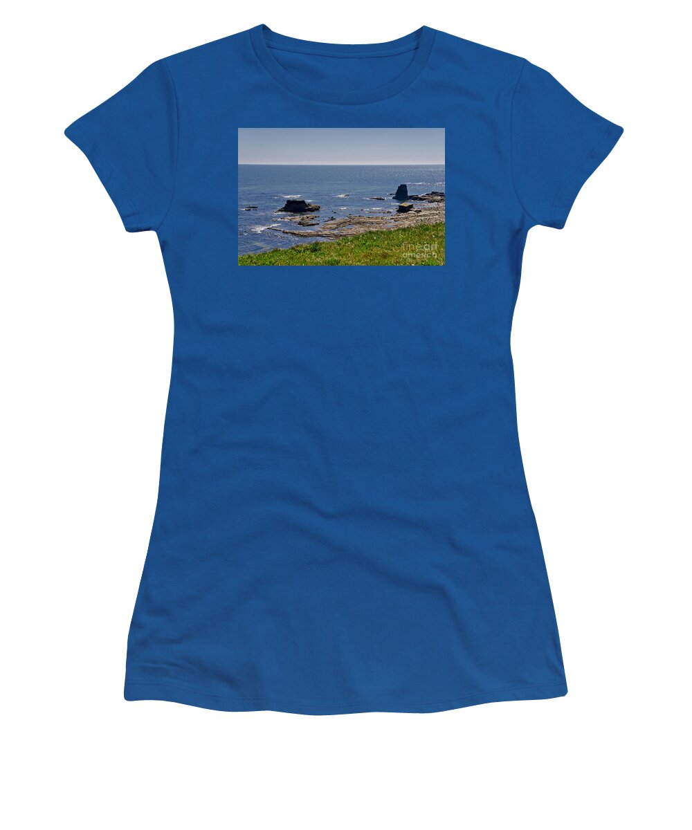 Coast Women's T-Shirt featuring the photograph Coast. Seascape 2. by Elena Perelman