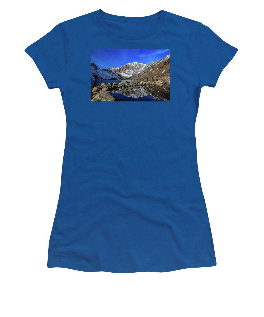 Lake Women's T-Shirt featuring the photograph Convict Lake by Mark Joseph