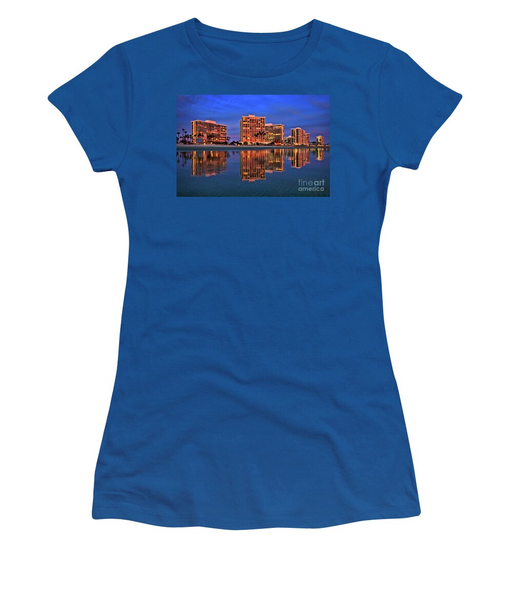 Coastline Women's T-Shirt featuring the photograph Coronado Glass by Sam Antonio