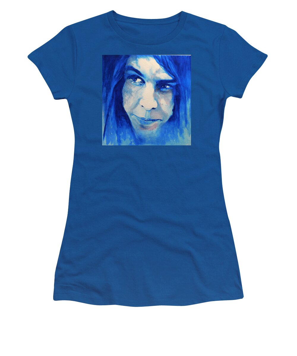 Singer Women's T-Shirt featuring the painting Dio by William Walts