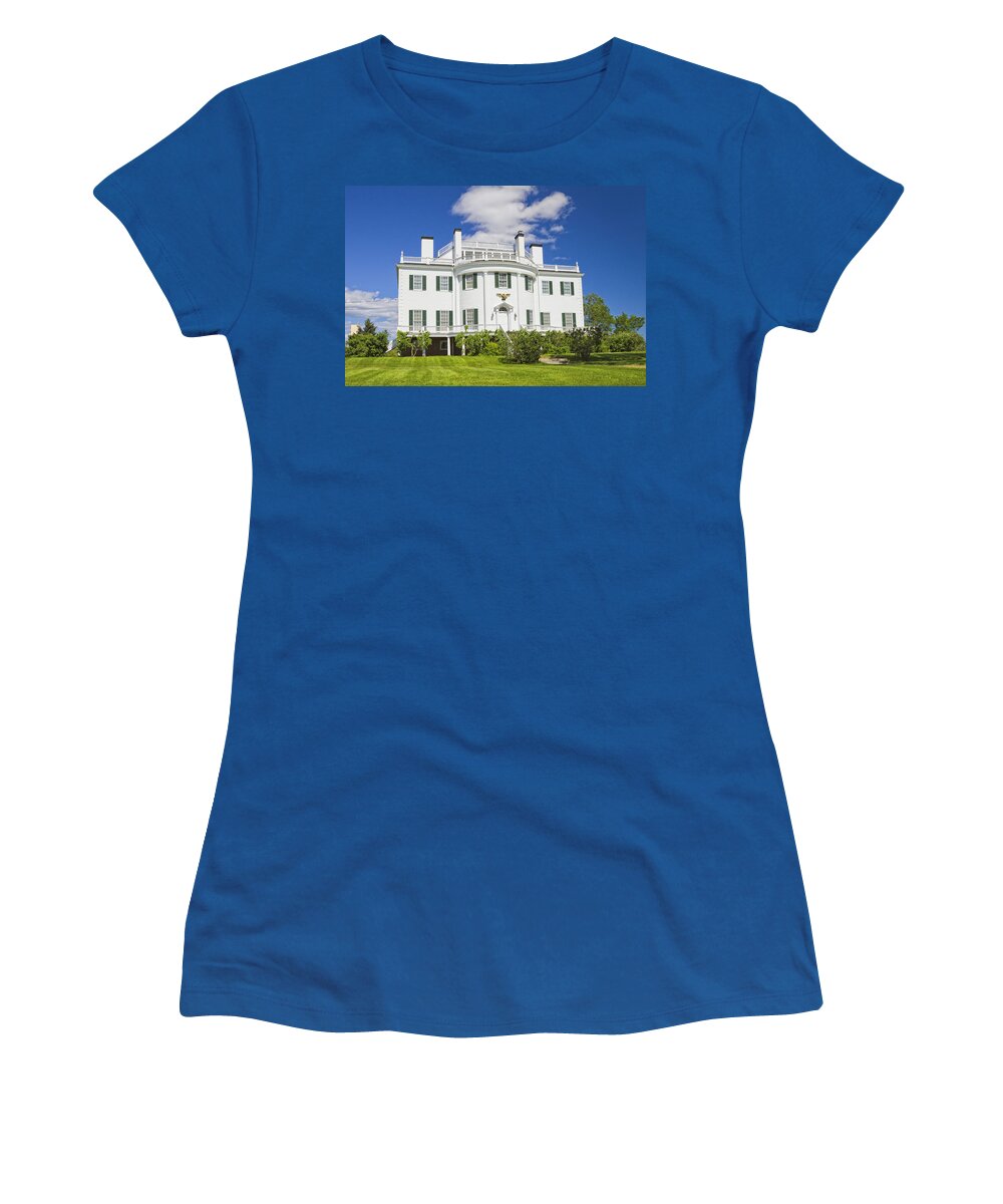 General Henry Knox Women's T-Shirt featuring the photograph General Henry Knox Estate Thomaston Maine Photo by Keith Webber Jr
