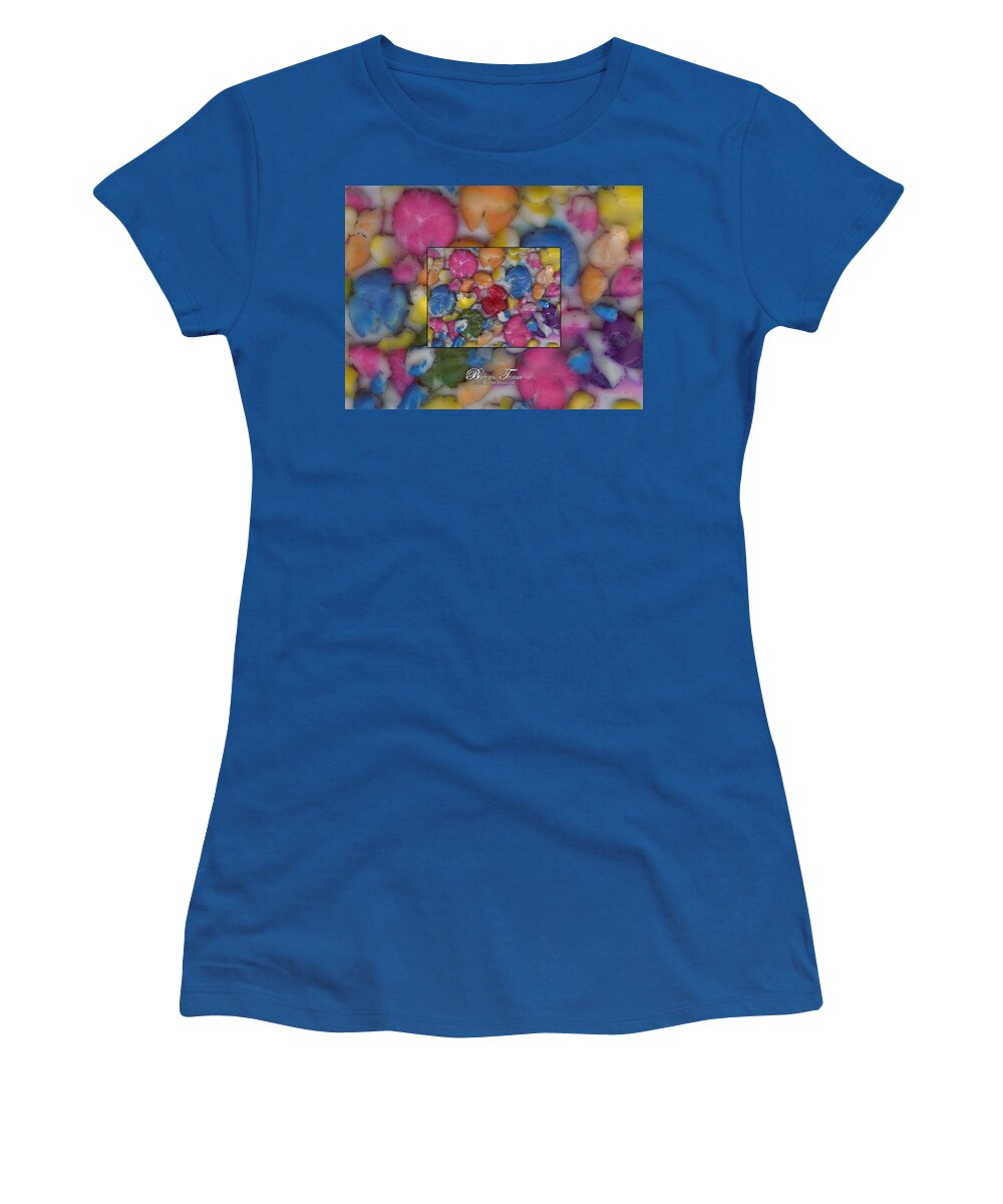 Barbara Tristan Women's T-Shirt featuring the digital art Gumballs #0000a by Barbara Tristan