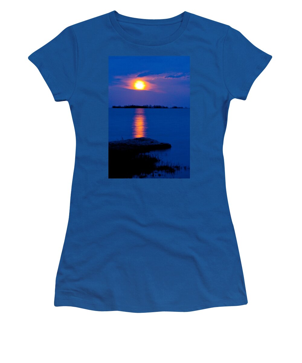 Winter Women's T-Shirt featuring the photograph hog Island by David Heilman