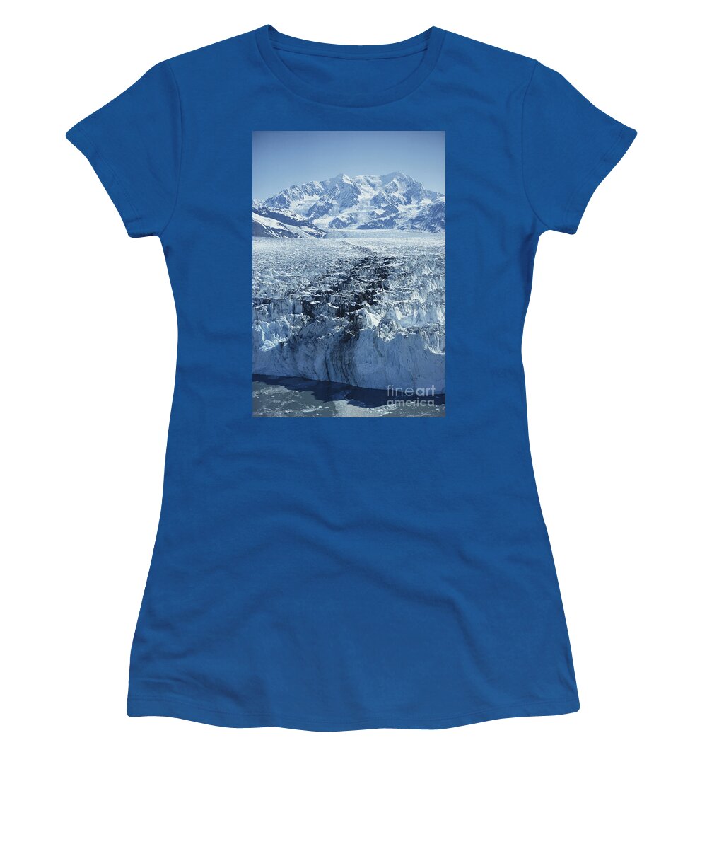 Glacier Women's T-Shirt featuring the photograph Hubbard Glacier by Joseph Rychetnik