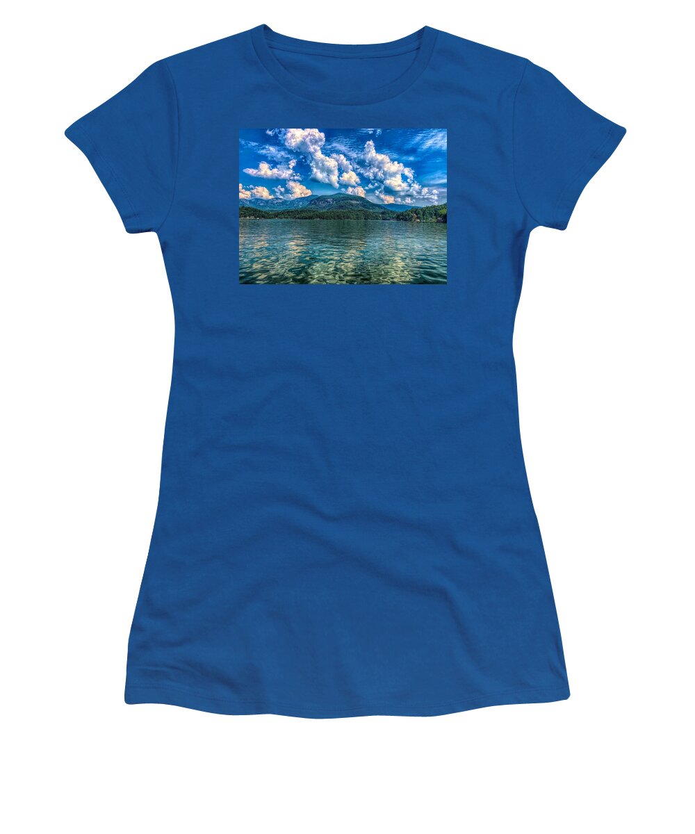 Lake Lure Women's T-Shirt featuring the photograph Lake Lure Beauty by Buddy Morrison