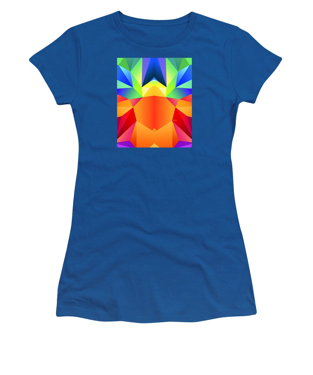 Mandalas Women's T-Shirt featuring the digital art Mandala 9705 by Rafael Salazar