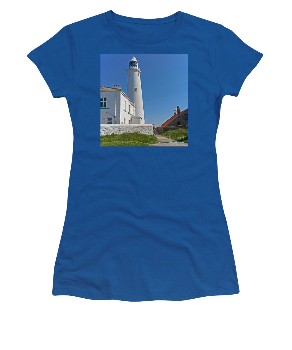 St. Mary's Island Women's T-Shirt featuring the photograph On the St. Mary's Island. by Elena Perelman