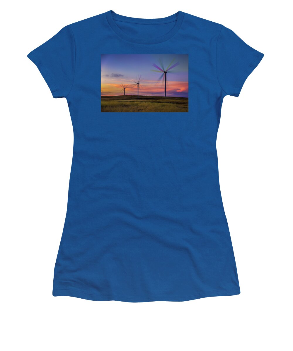 Anti-aging Women's T-Shirt featuring the photograph Rainbow Fans by Don Hoekwater Photography