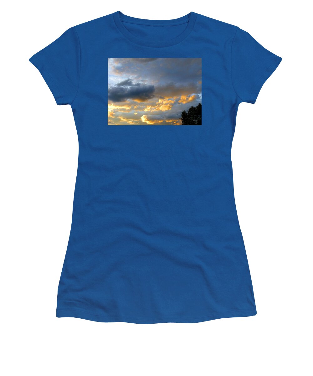 Splendid Cloudscape 1 Women's T-Shirt featuring the photograph Splendid Cloudscape 1 by Will Borden