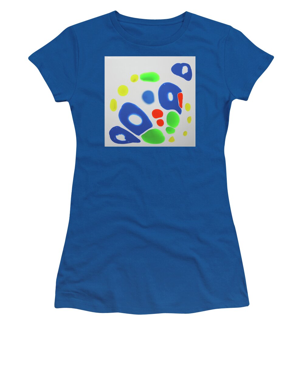 Colorful Women's T-Shirt featuring the painting Spring to Mind by Madeleine Arnett