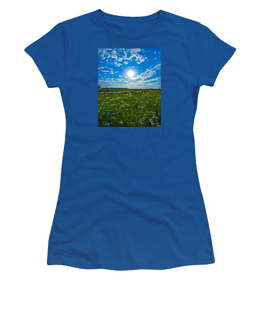 Weeds Women's T-Shirt featuring the photograph Sun Daisy's by Jana Rosenkranz