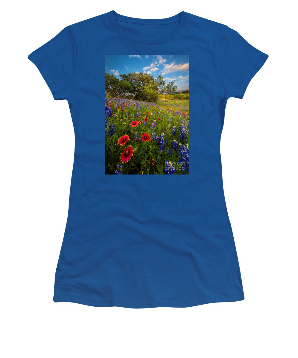 America Women's T-Shirt featuring the photograph Texas Paradise by Inge Johnsson