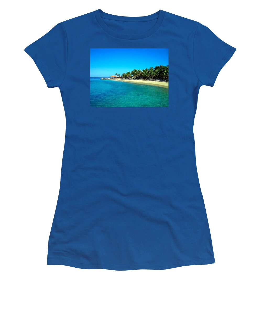 Beach Women's T-Shirt featuring the photograph Tropical Bliss by Betty Buller Whitehead