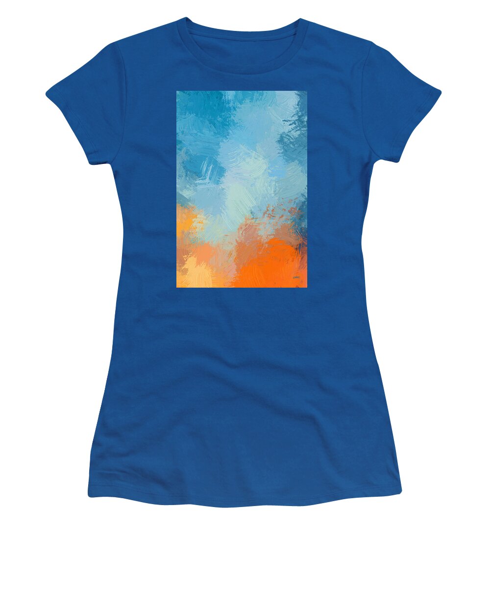 Abstract Women's T-Shirt featuring the painting Abstract - DWP1549241 by Dean Wittle