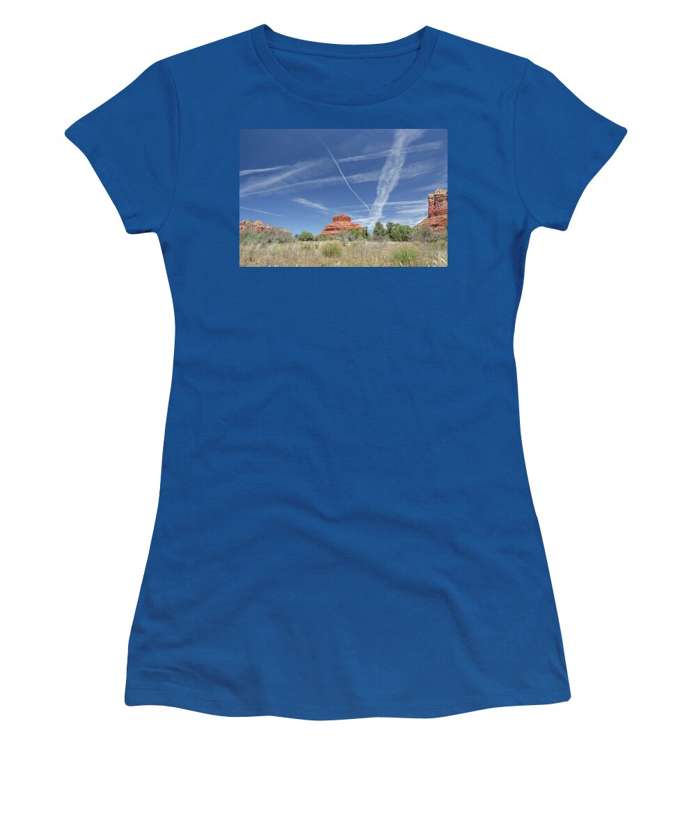 Arizona Women's T-Shirt featuring the photograph Bell Rock Beautiful by Douglas Wielfaert