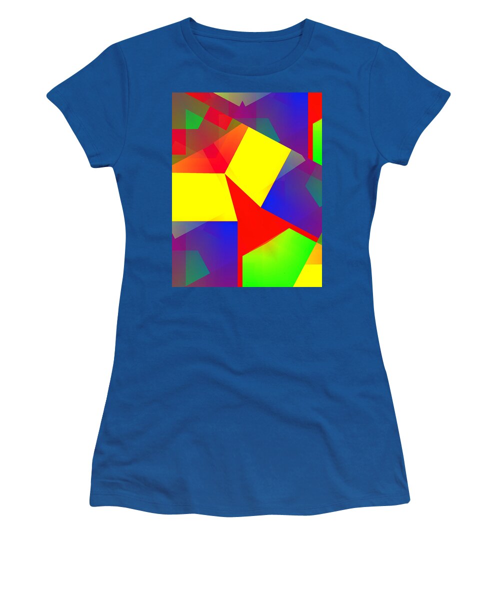 Https://www.google.co.uk/ Women's T-Shirt featuring the digital art Breaking Boundaries Part 142 by The Lovelock experience