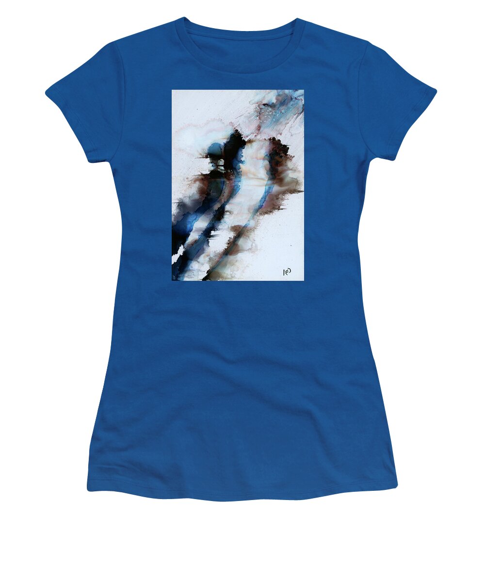 Alcohol Women's T-Shirt featuring the painting Bus Stop by KC Pollak