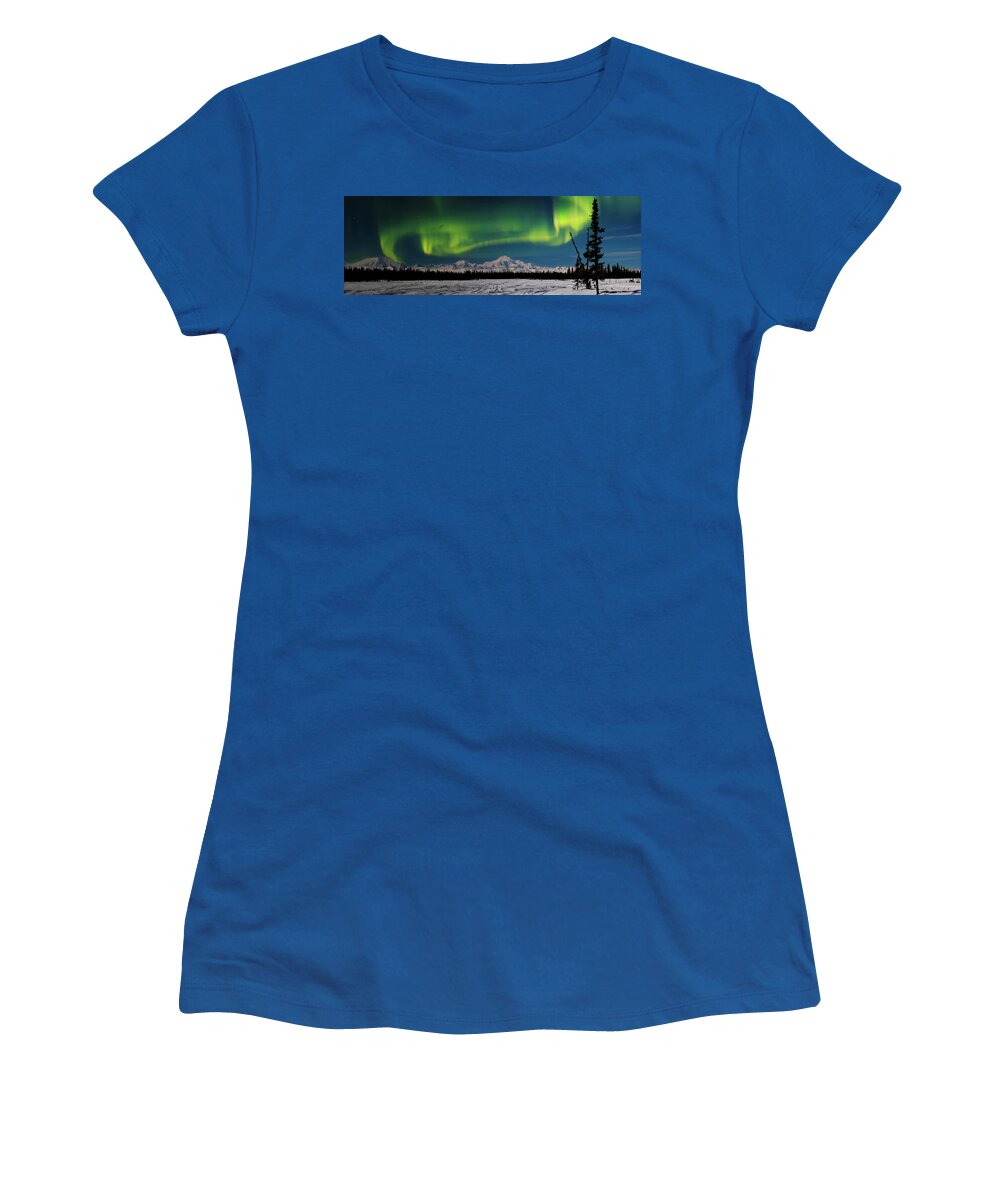 Alaska Women's T-Shirt featuring the photograph Choreograph by Ed Boudreau