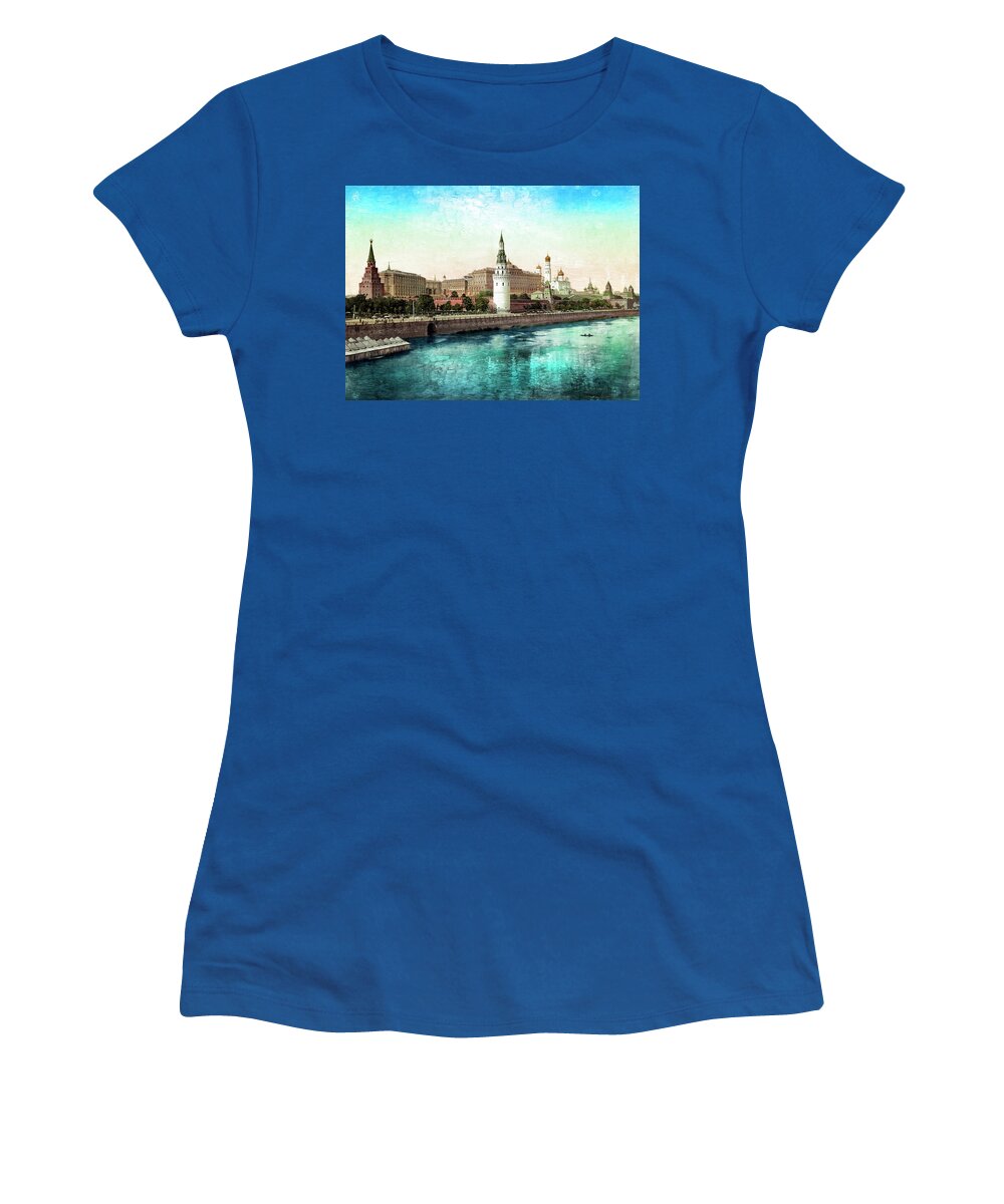 Russia Women's T-Shirt featuring the photograph Moscow 1895 by Carlos Diaz