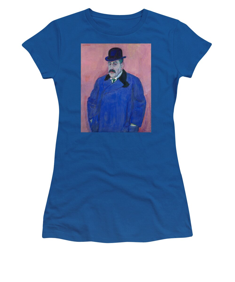 Jan Sluijters Women's T-Shirt featuring the painting Salomon Beffie. by Jan Sluijters