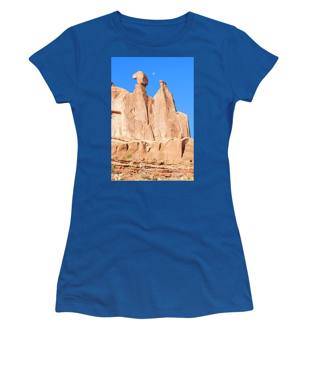 Arches National Park Women's T-Shirt featuring the photograph Arches National Park #37 by Raul Rodriguez