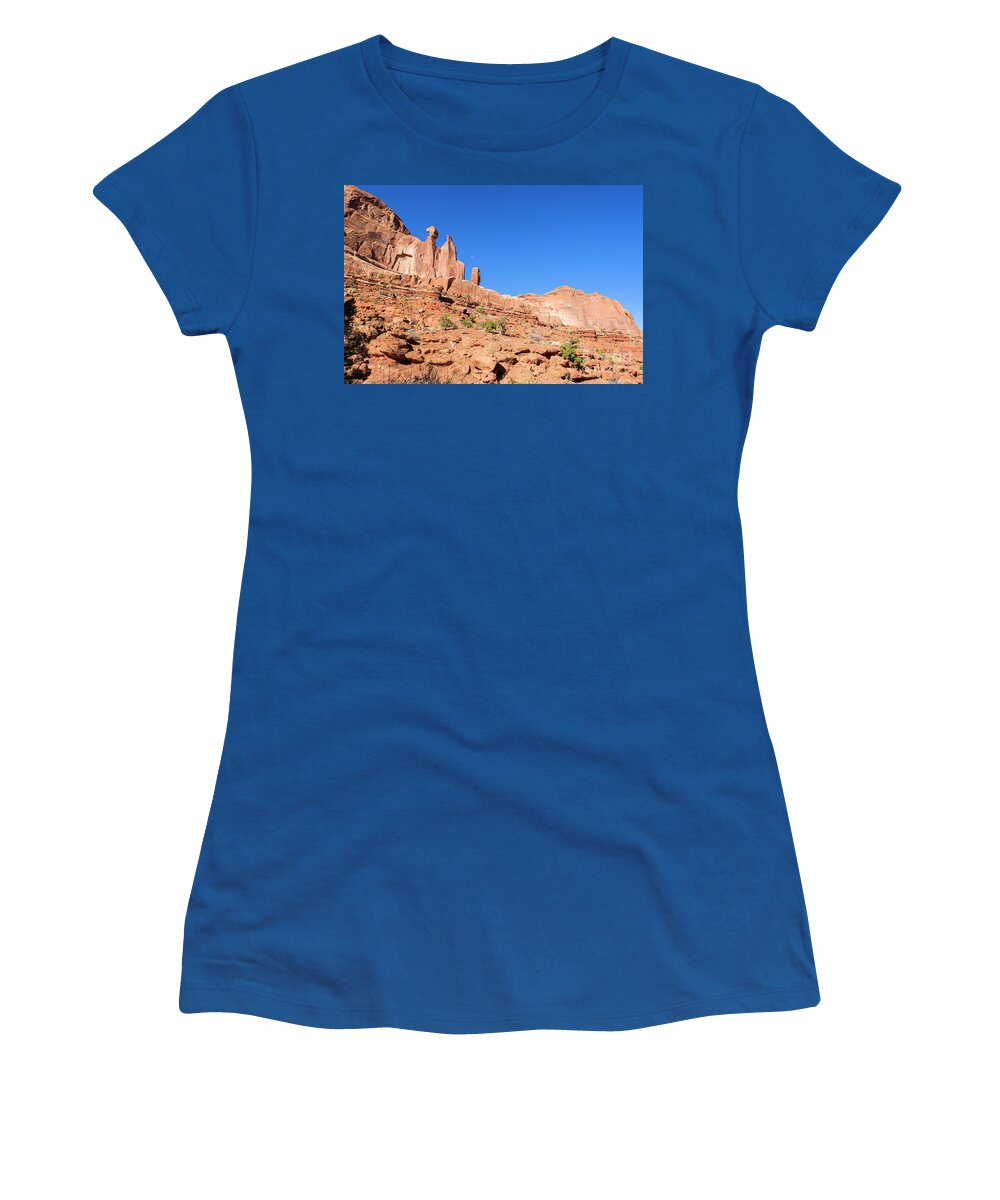 Arches National Park Women's T-Shirt featuring the photograph Arches National Park #43 by Raul Rodriguez