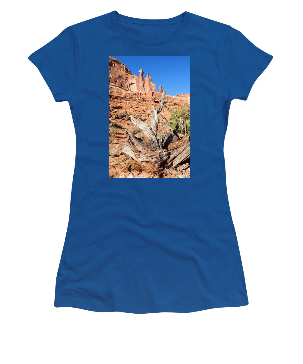 Arches National Park Women's T-Shirt featuring the photograph Arches National Park #44 by Raul Rodriguez