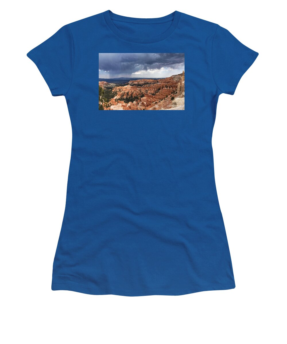 Bryce Canyon Women's T-Shirt featuring the digital art Bryce Canyon #9 by Tammy Keyes