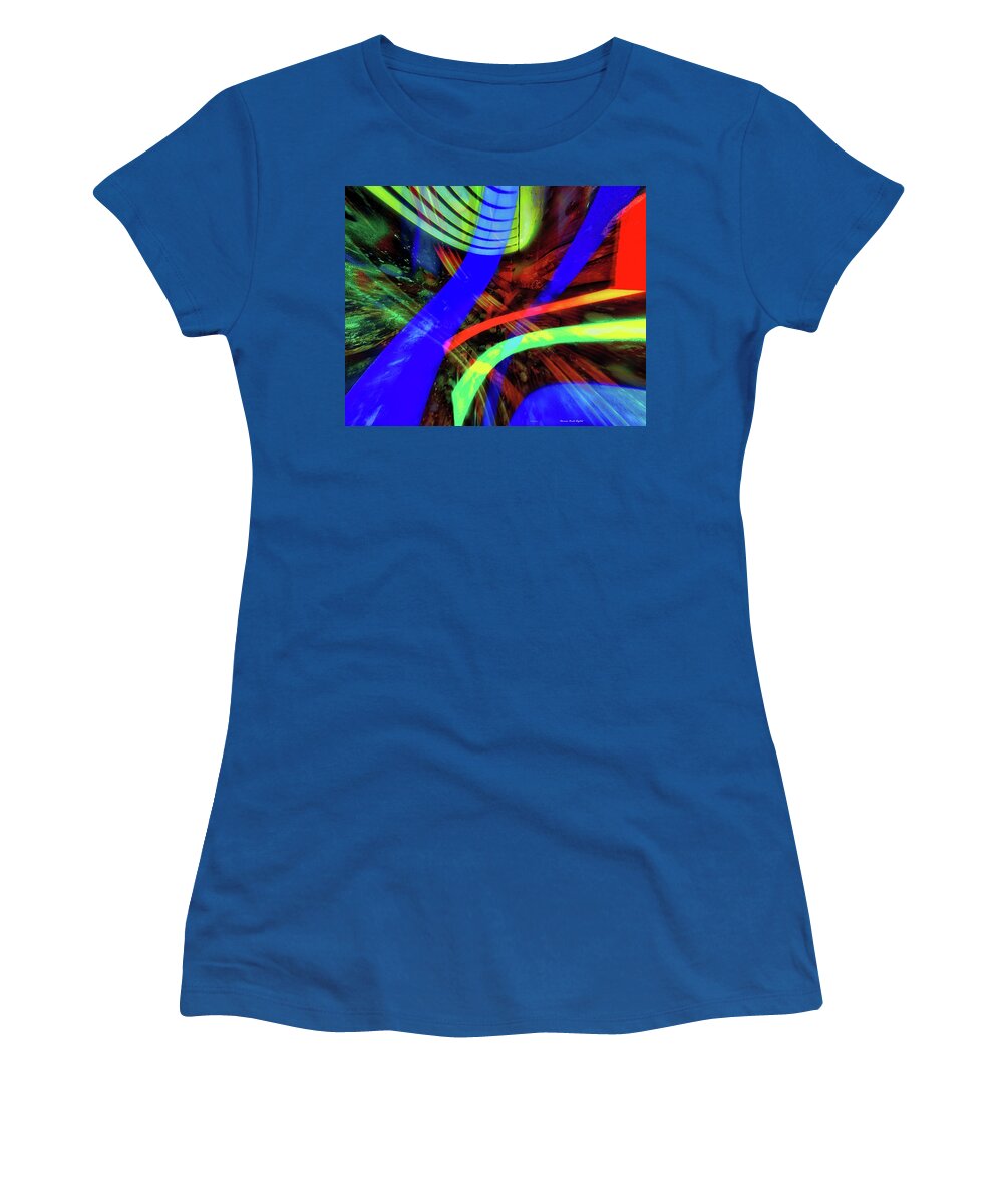 Colours Women's T-Shirt featuring the digital art Agile by Norman Brule
