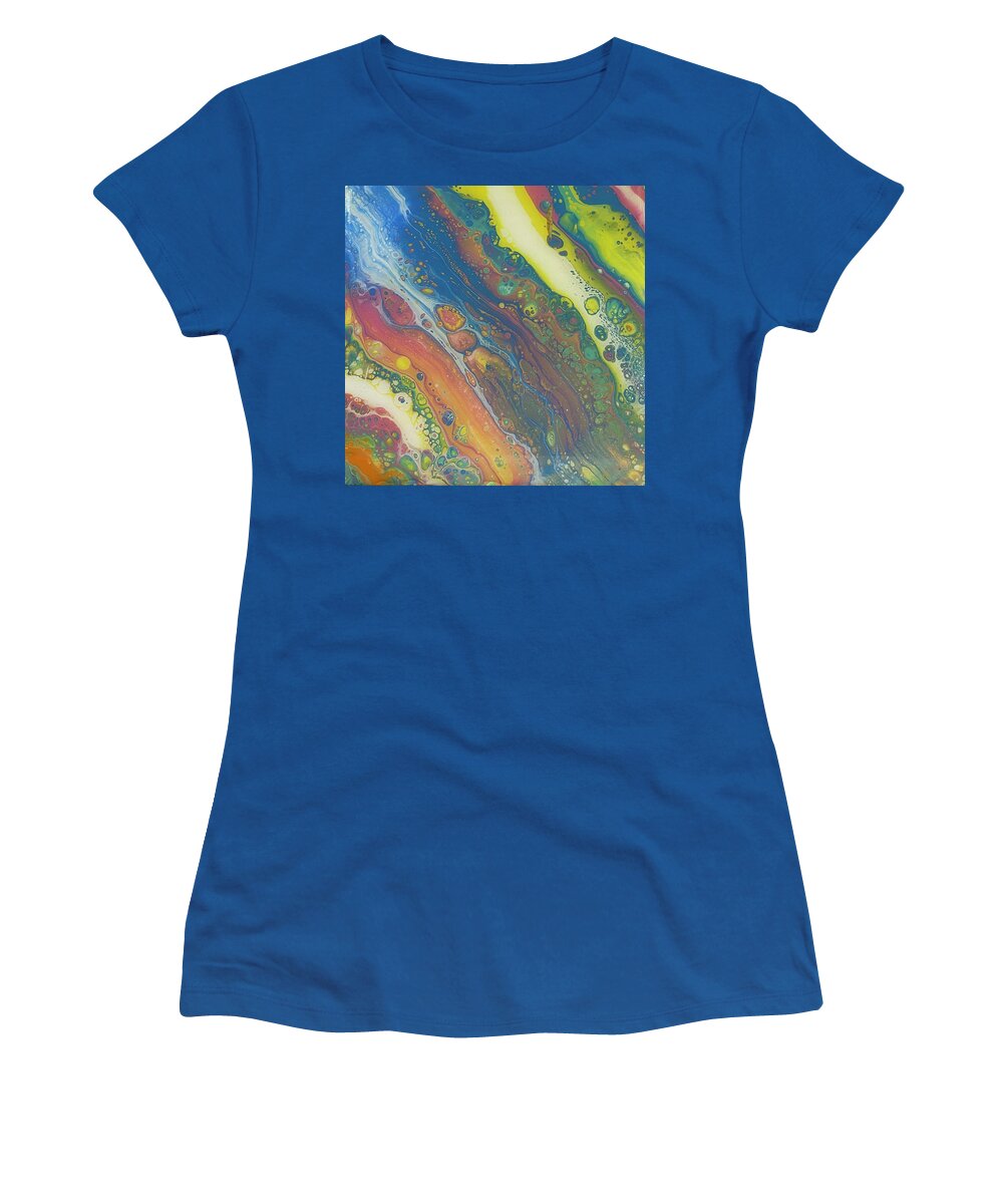  Women's T-Shirt featuring the painting All Colors in Time by Dorsey Northrup