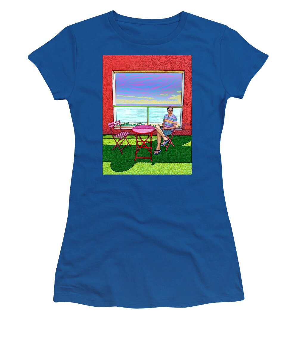 Ocean Women's T-Shirt featuring the digital art Artist's Son by Rod Whyte
