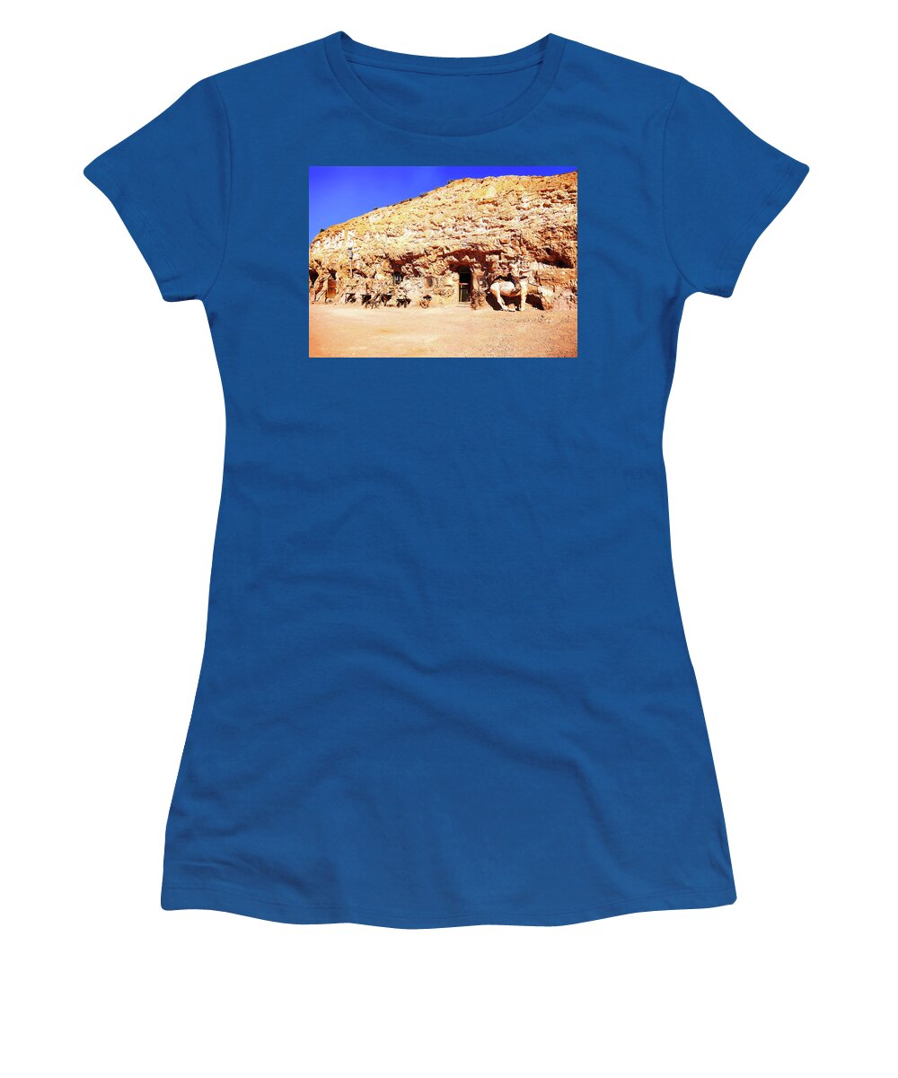 Coober Pedy Women's T-Shirt featuring the photograph Beyond Thunderdome Down Under 2 by Lexa Harpell