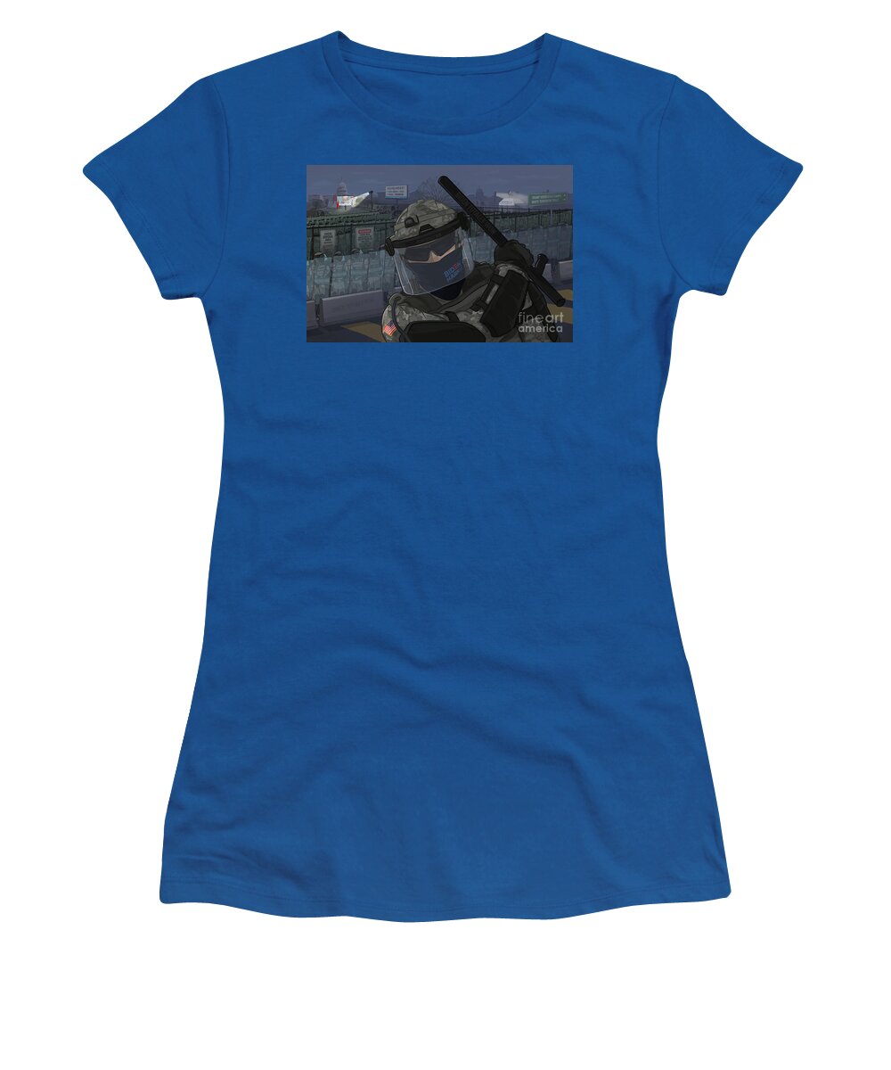 Biden Women's T-Shirt featuring the digital art Biden Totally Won by Emerson Design