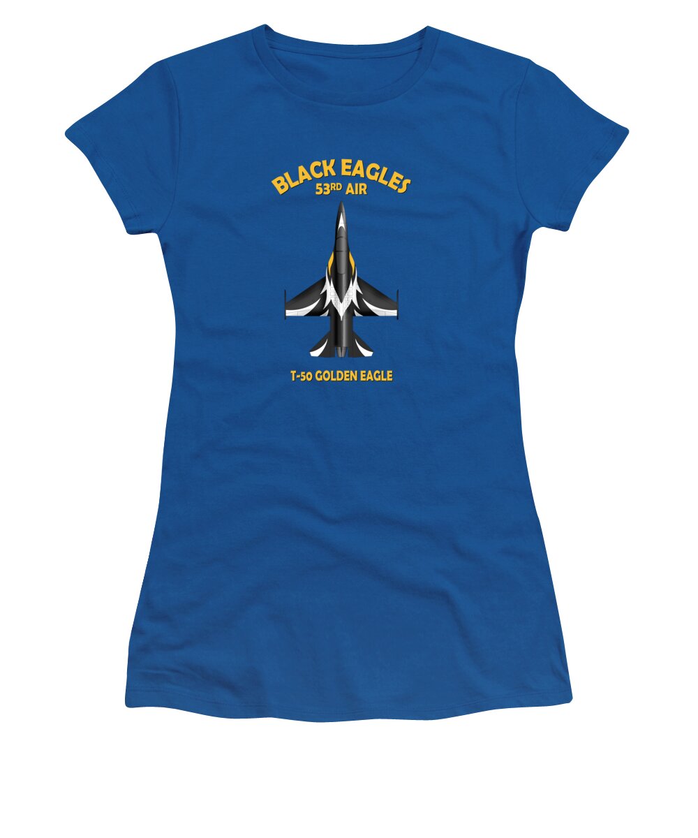 Black Eagles Aerobatic Team Women's T-Shirt by Mark Rogan - Pixels