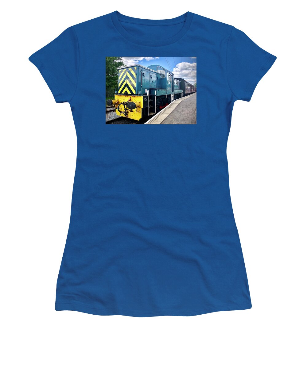  Women's T-Shirt featuring the photograph British Rail Class 14 No 14029 D9529 by Gordon James