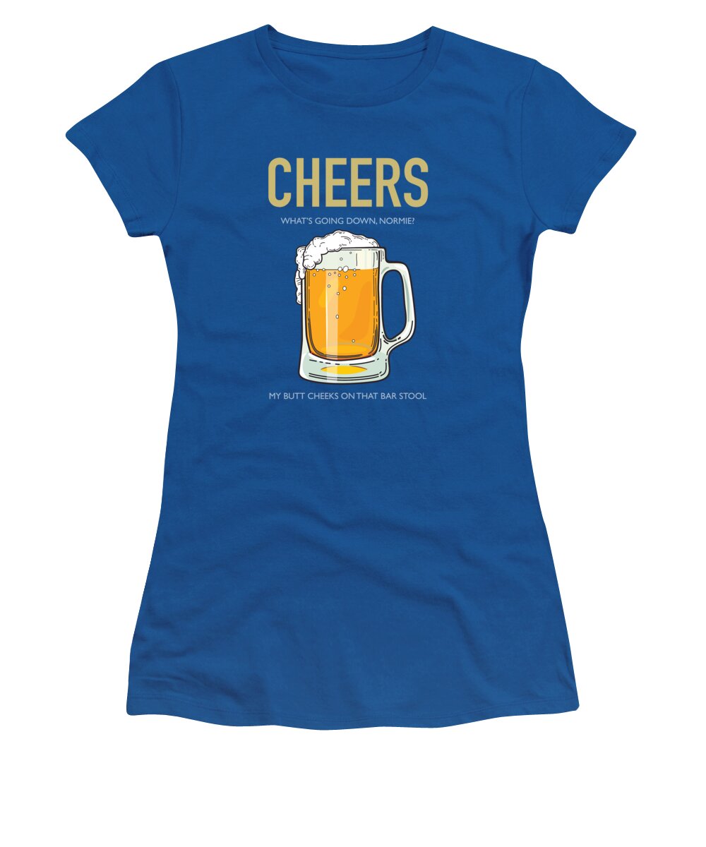 Cheers Women's T-Shirt featuring the digital art Cheers - Alternative Movie Poster by Movie Poster Boy