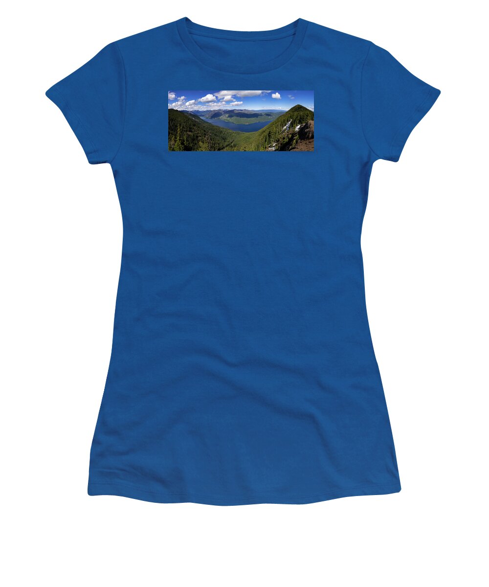Alpine Lake Women's T-Shirt featuring the photograph Cle Elum Lake 3 by Pelo Blanco Photo