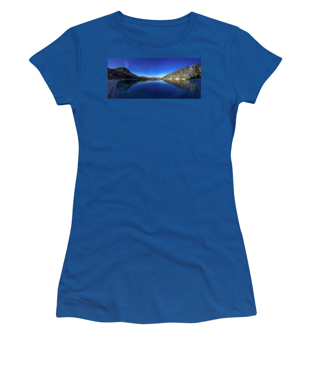 Backcountry Women's T-Shirt featuring the photograph Colchuck Lake 2 by Pelo Blanco Photo