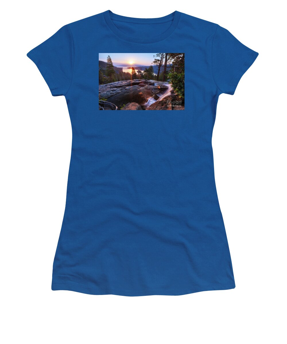 Clouds Women's T-Shirt featuring the photograph Day Break by Anthony Michael Bonafede