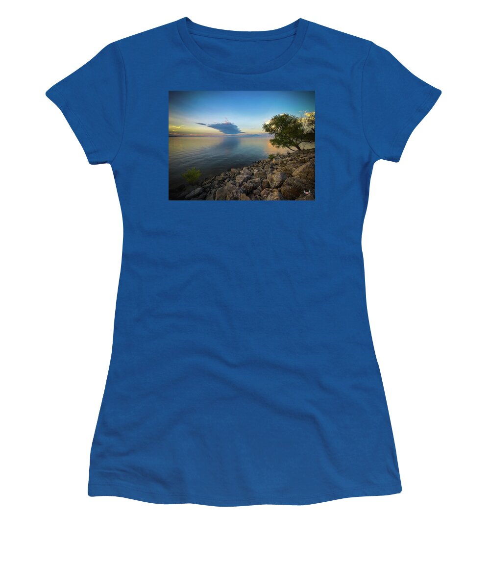 Summer Women's T-Shirt featuring the photograph End of a Summer Day by Pam Rendall