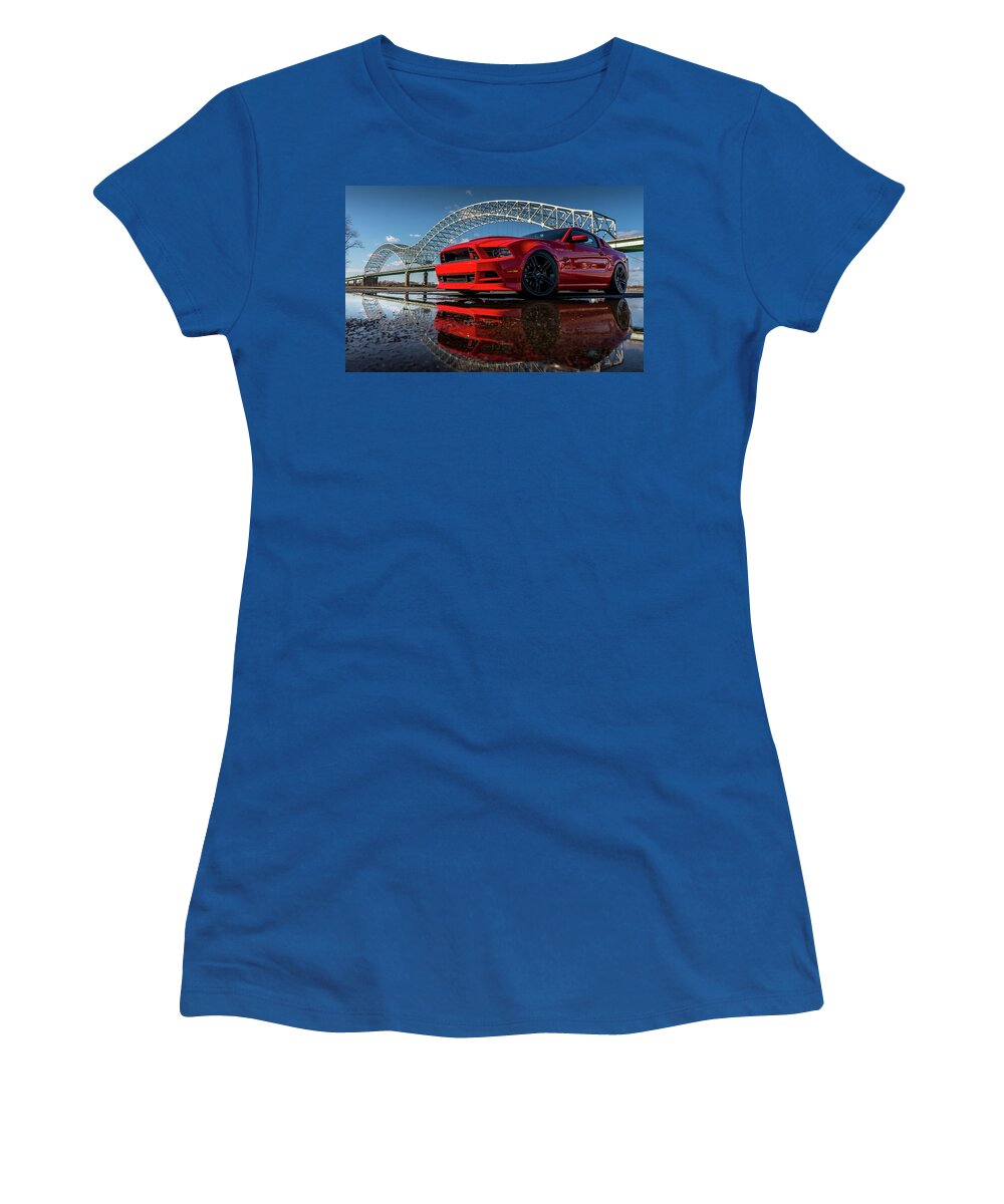Automotive Women's T-Shirt featuring the photograph Fast Car by Darrell DeRosia