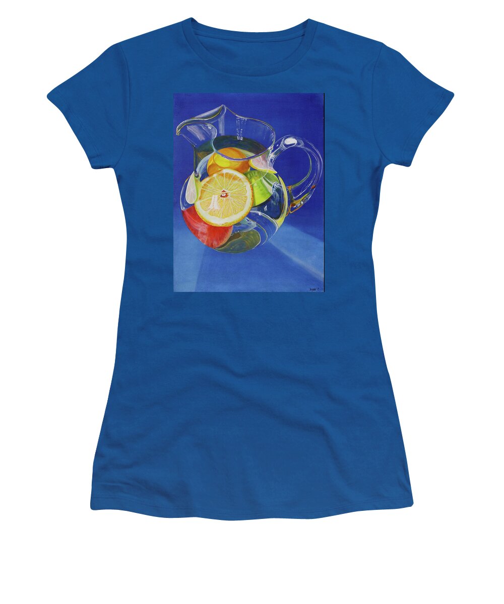 Best Seller Women's T-Shirt featuring the painting Fruit Pitcher by Dorsey Northrup
